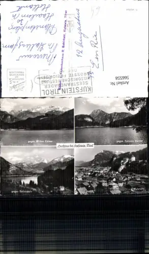 566558,Mehrbild Ak Hechtsee b. Kufstein Wilder Kaiser Brünnstein