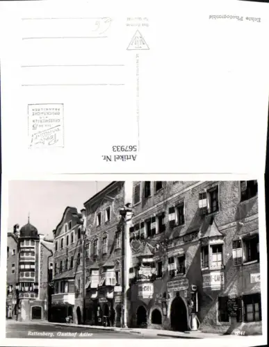 567933,Foto Ak Rattenberg Gasthof Adler