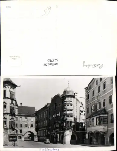 573750,Foto Ak Rattenberg Ansicht m. Gasthof Stern
