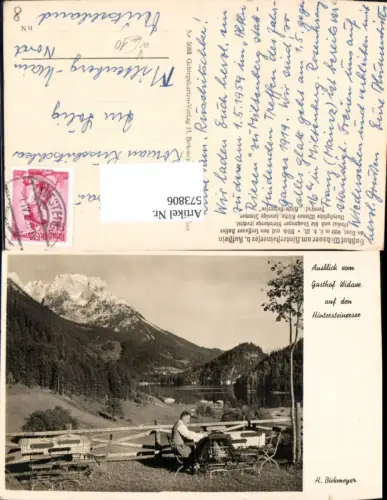 573806,Ellmau Pension Widauer Hintersteiner See pub H. Birkmeyer 5083