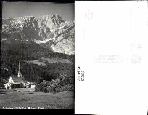 573937,Foto Ak Scheffau am Wilden Kaiser Kirche