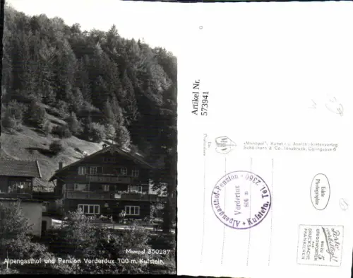 573941,Foto Ak Kufstein Alpengasthof Pension Vorderdux