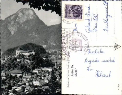 583857,Foto Ak Kufstein i. Tirol m. Pendling