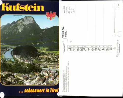584099,Kufstein m. Kaisergebirge pub Alpine Luftbild 77698