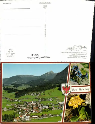 584148,Mehrbild Ak Bad Häring Alpenflora pub Alpine Luftbild FÖ 57625 BI 5