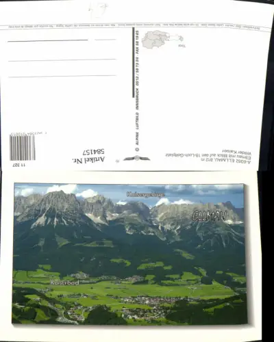 584157,Ellmau m. Blick auf den 18 Loch Golfplatz Sport Wilder Kaiser