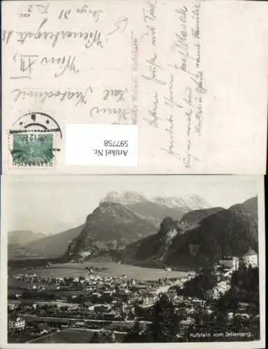 597758,Foto Ak Kufstein v. Zellerberg