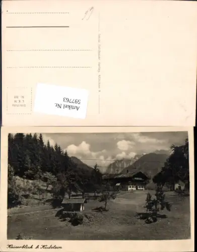 597763,Foto Ak Kaiserblick b. Kufstein