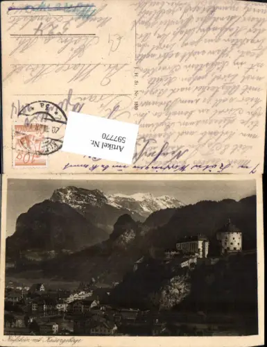 597770,Kufstein m. Kaisergebirge Festung
