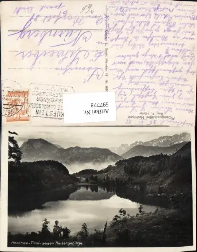 597778,Hechtsee geg. Kaisergebirge Kufstein