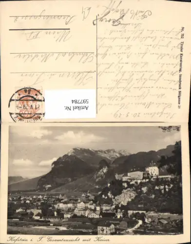 597784,Kufstein Gesamtansicht m. Kaisergebirge