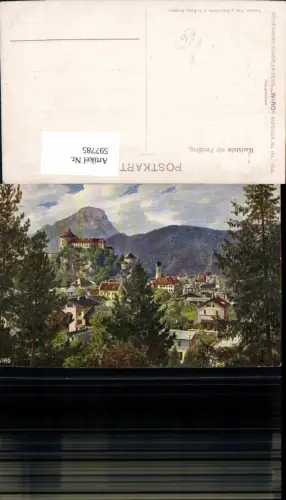 597785,Künstler Ak Kufstein m. Pendling pub Wiro 101