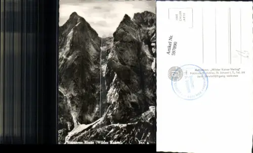 597890,Foto Ak Steinerne Rinne Wilder Kaiser Kufstein