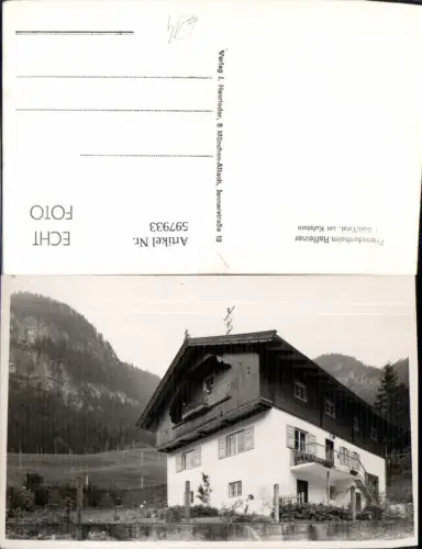597933,Foto Ak Söll b. Kufstein Fremdenheim Raffeiner