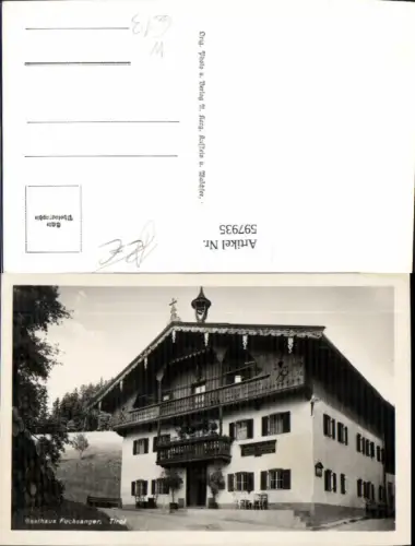 597935,Foto Ak Rettenschöss Gasthaus Fuchsanger