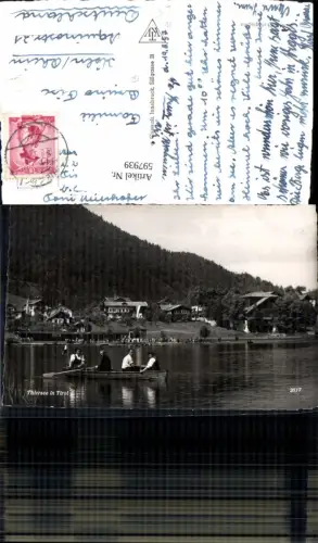 597939,Foto Ak Thiersee Ansicht Ruderboot Boot