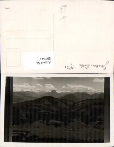 597943,Foto Ak Gruttenhütte Ellmau Ausblick Fenster Hütte