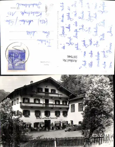 597946,Foto Ak Gasthof Pension Kammerhof Mariastein b. Wörgl