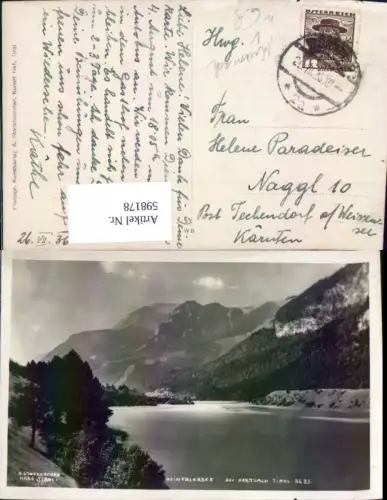 598178,Foto Ak Reintalersee b. Kramsach pub A. Stockhammer 5683
