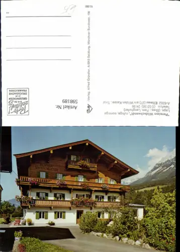 598189,Ellmau a. Wilden Kaiser Pension Wildschwendt