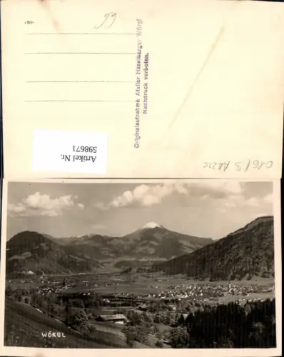 598671,Foto Ak Wörgl Totale