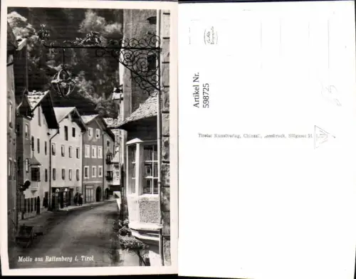 598725,Foto Ak Motiv a. Rattenberg