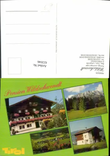 622046,Mehrbild Ak Pension Wildschwendt Ellmau