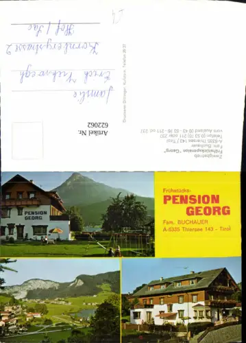 622062,Mehrbild Ak Thiersee Frühstückspension Georg