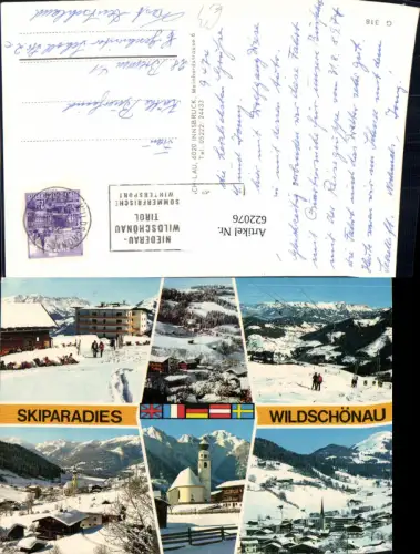 622076,Mehrbild Ak Wildschönau Wintersport
