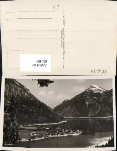630459,Foto Ak Walchensee 1929 Walchsee Tirol