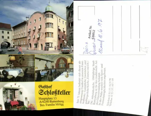 636812,Mehrbild Ak Rattenberg Gasthof Schloßkeller VW Golf