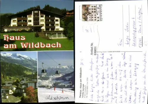 636831,Mehrbild Ak Auffach Pension Haus a. Wildbach