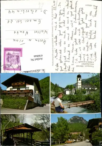 636844,Mehrbild Ak Kramsach Mariatal m. Liftstüberl Kirche