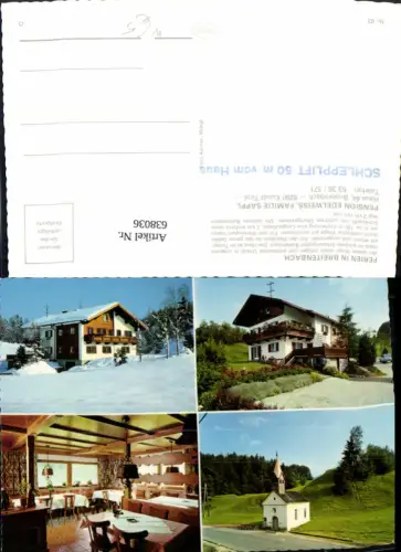 638036,Mehrbild Ak Breitenbach am Inn Pension Edelweiss Kirchlein