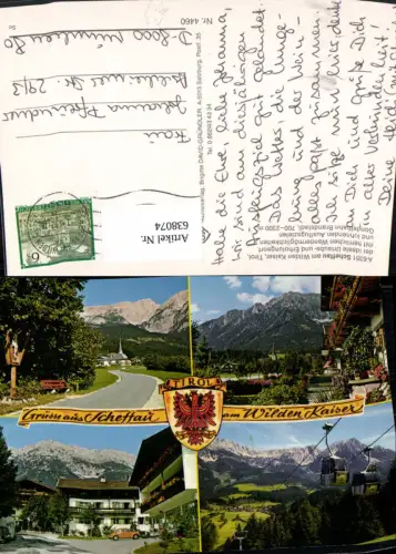 638074,Mehrbild Ak Scheffau a. Wilden Kaiser VW Käfer