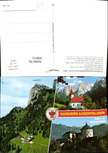 638113,Mehrbild Ak Vorderkaiserfelden Kufstein Naunspitze b. Ebbs