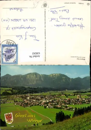 638262,Mehrbild Ak Wörgl in Tirol Blick v. Hennersberg