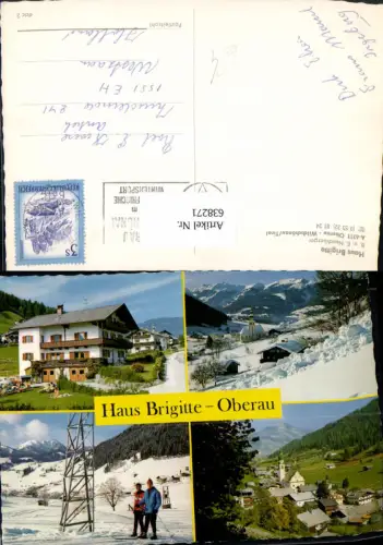 638271,Mehrbild Ak Oberau Wildschönau Haus Brigitte Wintersport