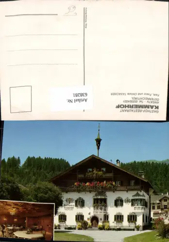 638281,Mehrbild Ak Angath Gasthof Pension Kammerhof
