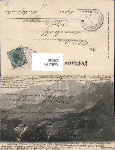 639528,Scheffauer Kaiser Steinbergalpe v. Brentenjoch Scheffau am Wilden Kaiser