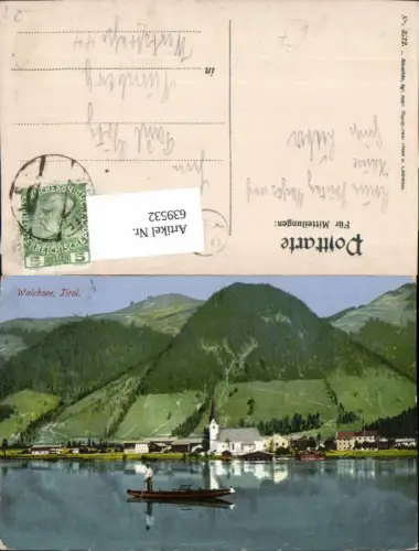 639532,Walchsee Tirl Ruderboot Boot