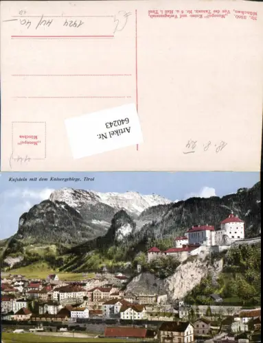 640243,Kufstein Burg Totale