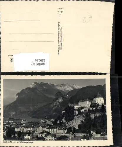 659254,Kufstein i. Tirol Kaisergebirge