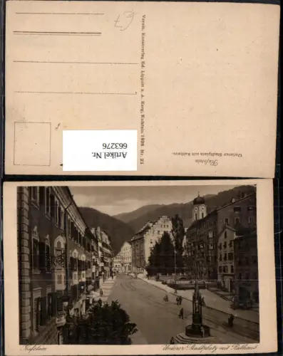 663276,Kufstein Unterer Stadtplatz mit Rathaus