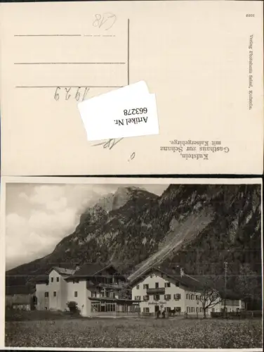 663278,Kufstein Gasthaus zur Schanz mit Kaisergebirge