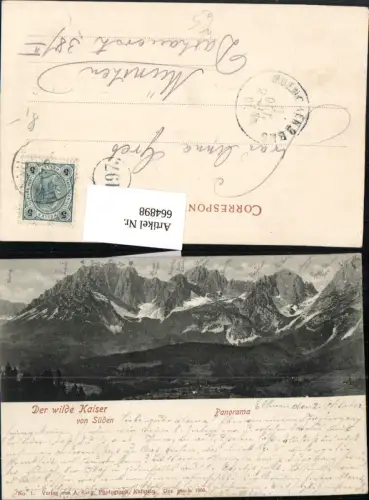 664898,Der wilde Kaiser v. Süden Panorama Ellmau