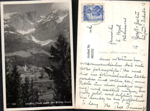 665332,Scheffau geg. d. Wilden Kaiser