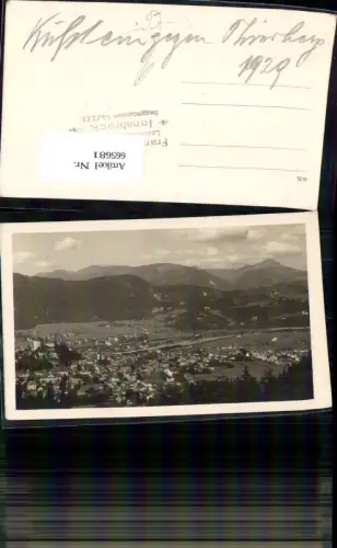 665681,Foto Ak Kufstein geg. Ruine Thierberg 1929 pub Franz Sprenger