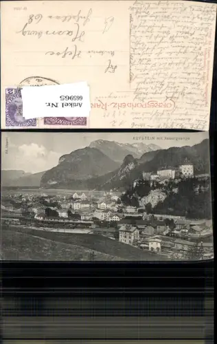 665965,Kufstein mit Kaisergebirge