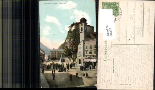 666122,Kufstein Oberer Stadtplatz Partie um 1905
